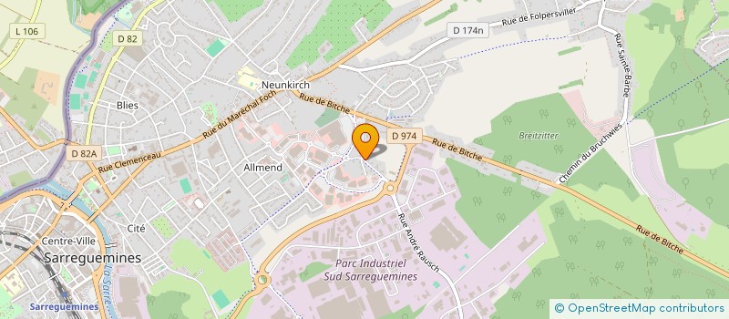 localisation de l'entreprise AIDONS LES ENFANTS DU MONDE à SARREGUEMINES