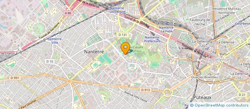 localisation de l'entreprise AIDONS NOOR A S'ELEVER  NANTERRE