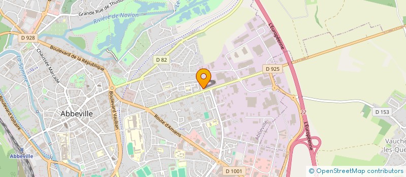 localisation de l'entreprise AIDONS NOS JEUNES EN DETRESSE à ABBEVILLE