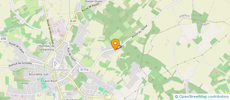 localisation de l'entreprise AIDONS NOS VIEUX  FRONTON