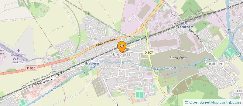 localisation de l'entreprise AIDONS-NOUS à BREBIERES