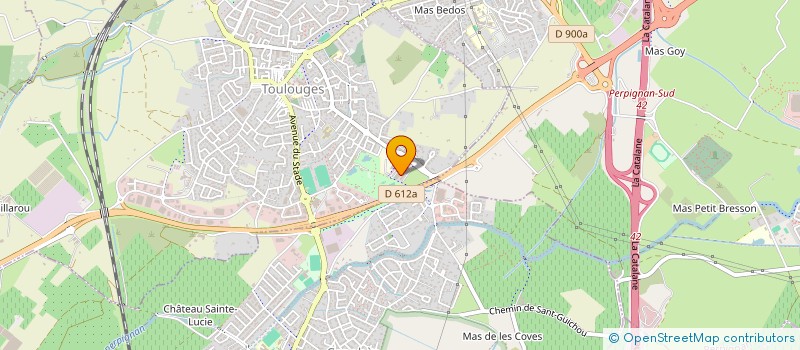 localisation de l'entreprise AIDOSERVICES 66  TOULOUGES