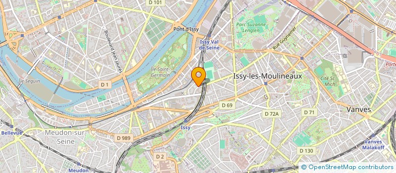 localisation de l'entreprise AIDRE à ISSY-LES-MOULINEAUX