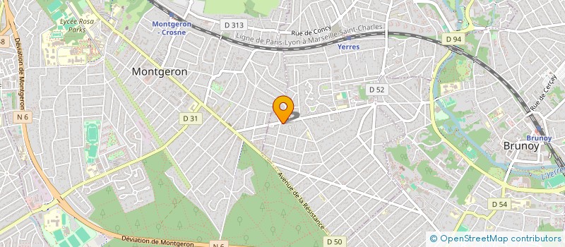localisation de l'entreprise AIDRUN à YERRES