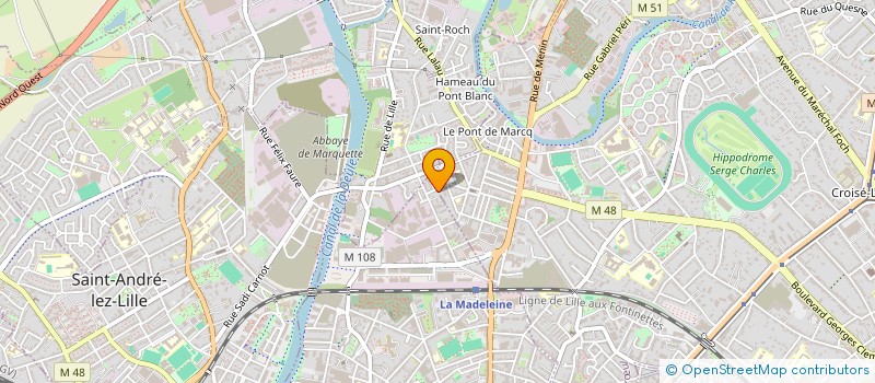 localisation de l'entreprise AIE à MARCQ EN BAROEUL