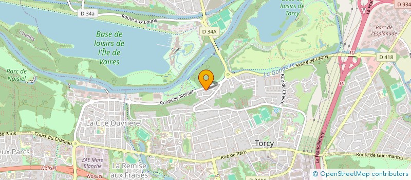 localisation de l'entreprise AIE DESIGN à TORCY