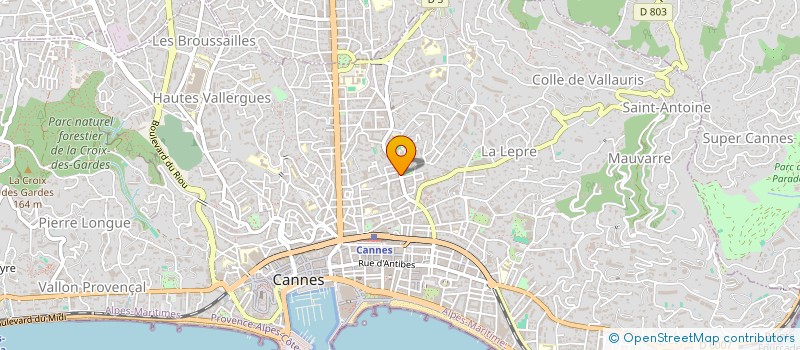 localisation de l'entreprise AIE PHONE à CANNES
