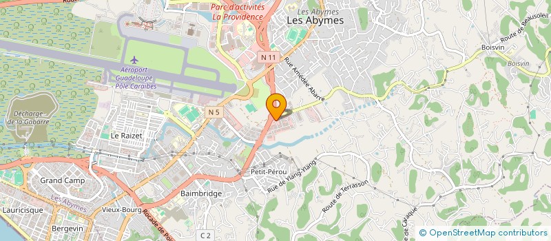 localisation de l'entreprise AIE PHONE CONCEPT à LES ABYMES