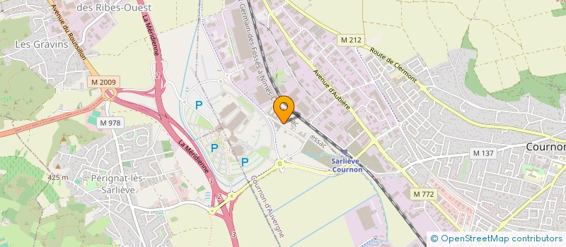 localisation de l'entreprise AIE VISION  CLERMONT-FERRAND