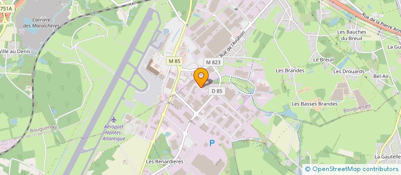 localisation de l'entreprise AIEB APPLIC INDUST EMBALLAGE BOIS  SAINT-AIGNAN-GRANDLIEU