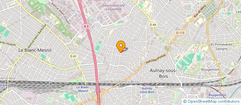 localisation de l'entreprise AIEG à AULNAY-SOUS-BOIS