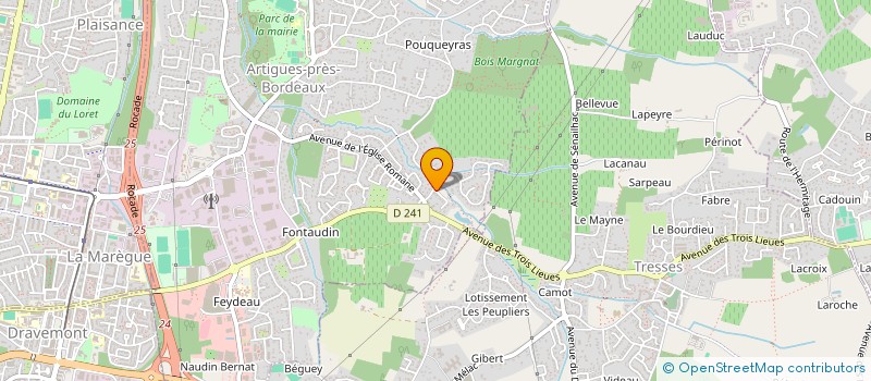 localisation de l'entreprise AIEI  ARTIGUES-PRES-BORDEAUX