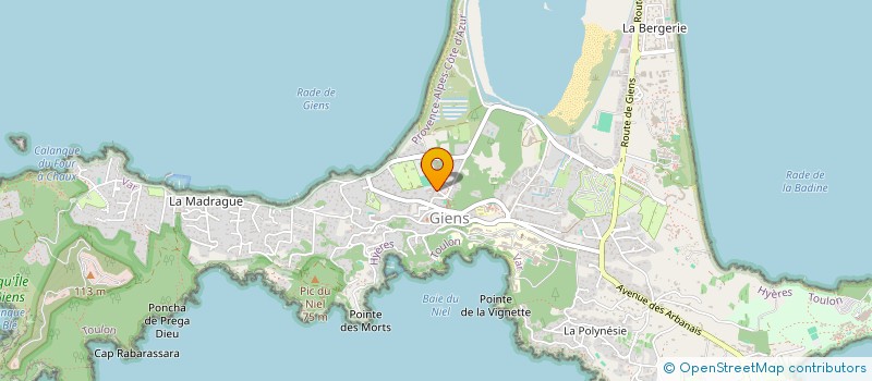 localisation de l'entreprise AIELLO MICKAEL EURL  HYERES