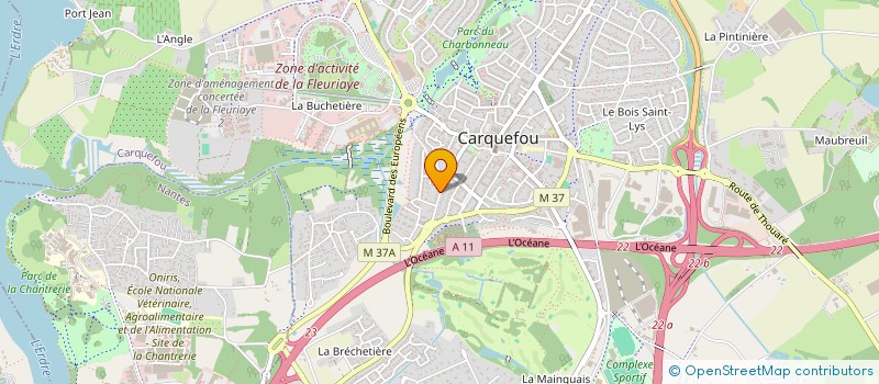 localisation de l'entreprise AIES à CARQUEFOU