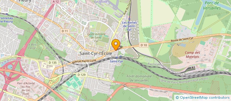 localisation de l'entreprise AIEULS D AILLEURS à SAINT-CYR-L'ECOLE