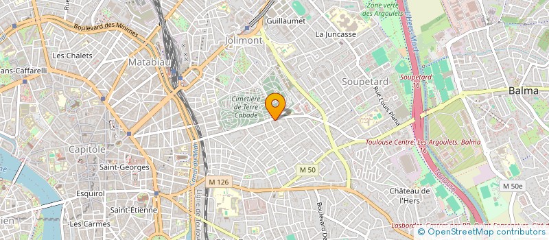 localisation de l'entreprise AIF  TOULOUSE