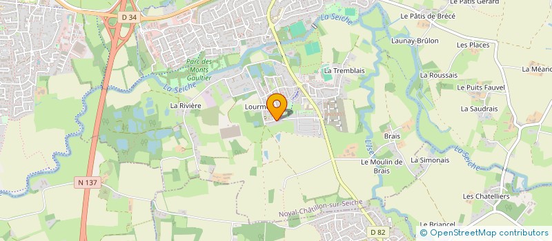 localisation de l'entreprise AIF GROUPE à NOYAL-CHATILLON-SUR-SEICHE