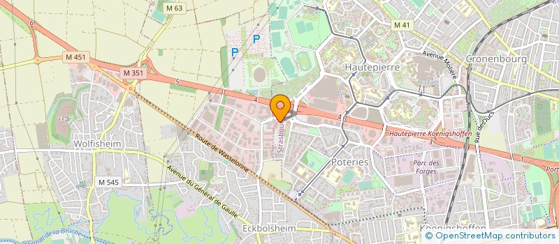 localisation de l'entreprise AIFA à STRASBOURG