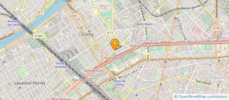 localisation de l'entreprise AIFA SERVICES à CLICHY