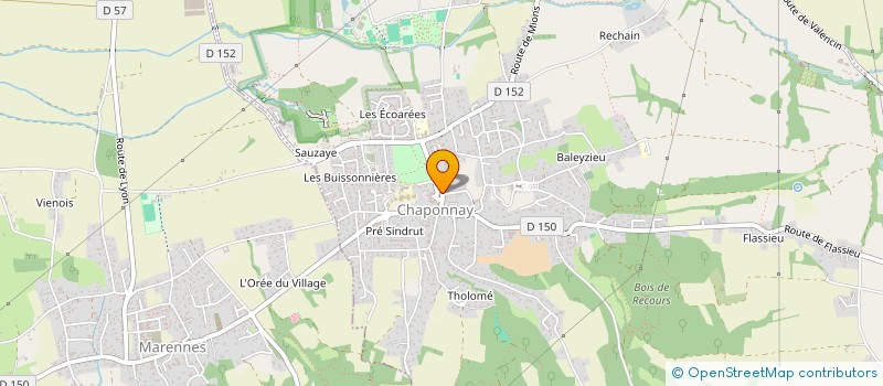 localisation de l'entreprise AIFD  CHAPONNAY