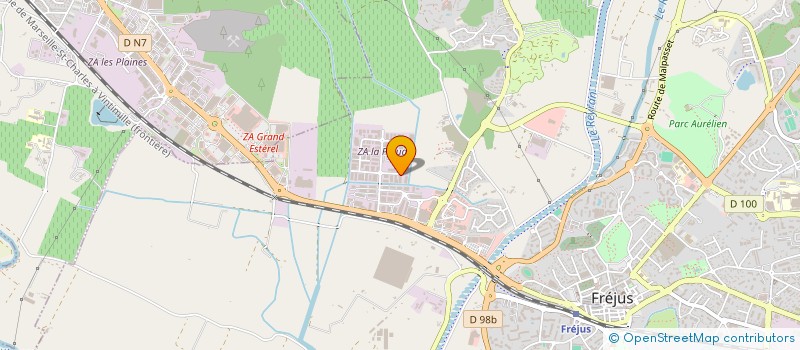 localisation de l'entreprise AIG CONCEPTION à FREJUS