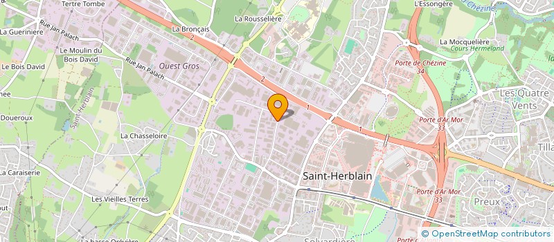 localisation de l'entreprise AIGEO  SAINT-HERBLAIN