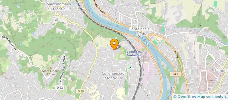 localisation de l'entreprise AIGL'OSE  COLLONGES-AU-MONT-D'OR