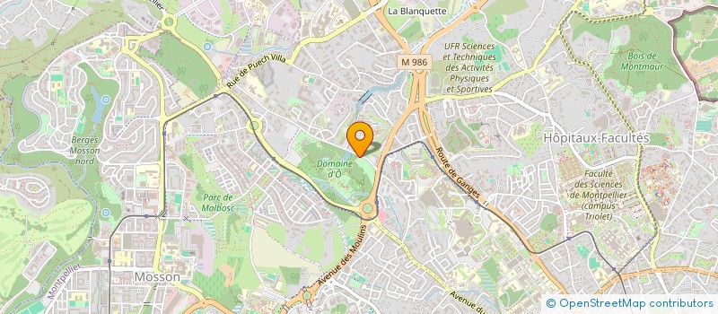 localisation de l'entreprise AIGLE  MONTPELLIER