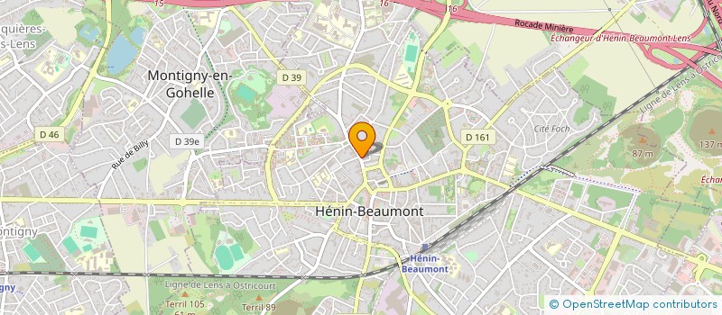 localisation de l'entreprise AIGLE CONSULTING  HENIN-BEAUMONT