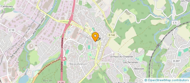 localisation de l'entreprise AIGLE DE LIMOGES à LIMOGES