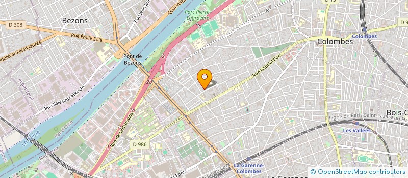 localisation de l'entreprise AIGLE DIGITAL à COLOMBES
