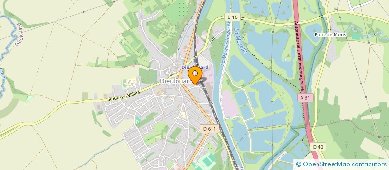 localisation de l'entreprise AIGLE INDUSTRIE à DIEULOUARD