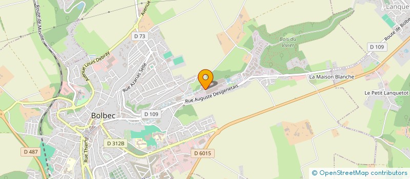 localisation de l'entreprise AIGLE NET  BOLBEC