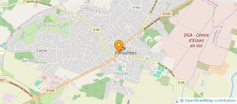 localisation de l'entreprise AIGLE SECURITE  FONSORBES