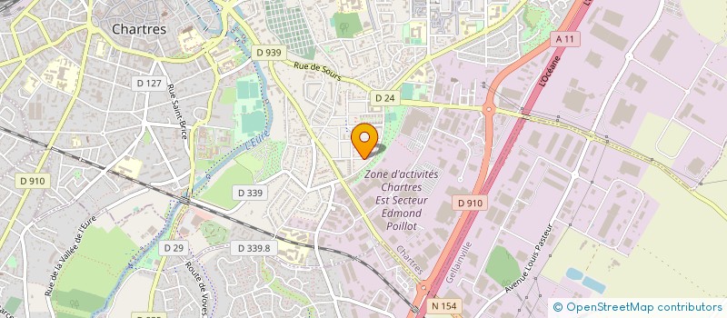 localisation de l'entreprise AIGLE SECURITE à CHARTRES