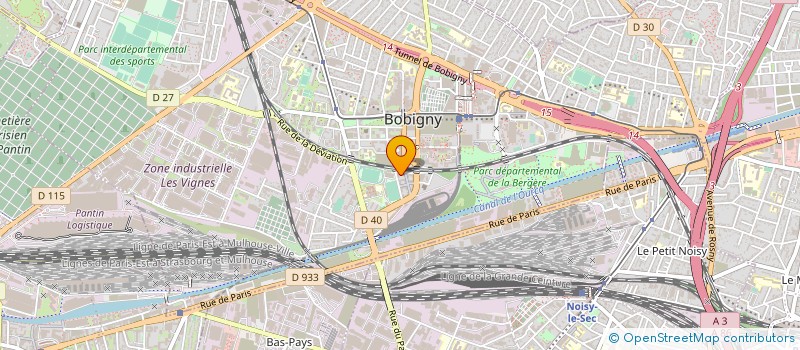 localisation de l'entreprise AIGLE SERVICES  BOBIGNY