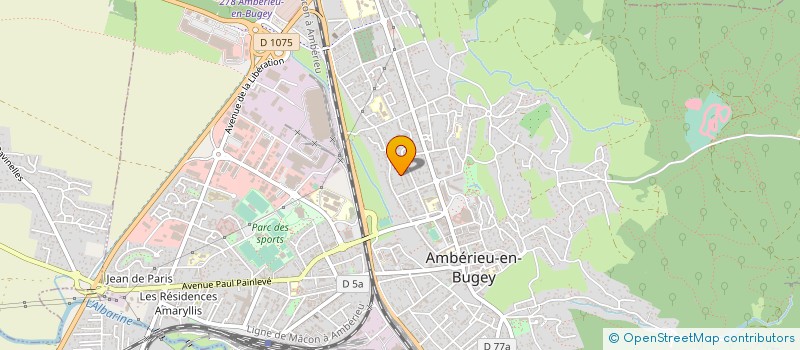 localisation de l'entreprise AIGLE SERVICES à AMBERIEU-EN-BUGEY