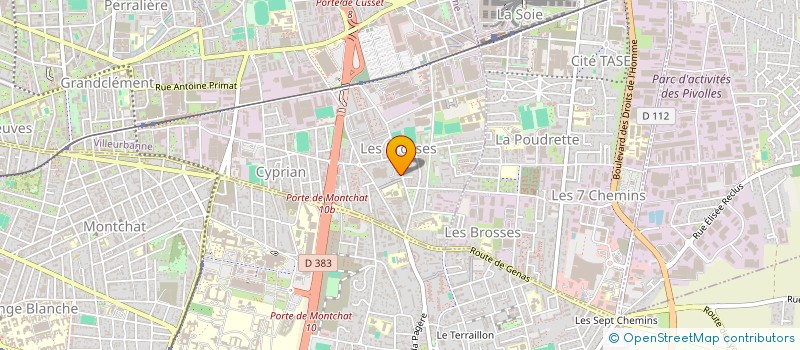 localisation de l'entreprise AIGLE SPORTIF VILLEURBANNE à VILLEURBANNE
