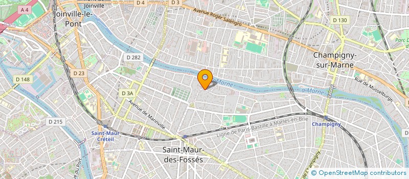 localisation de l'entreprise AIGLE TRANSFERT à SAINT-MAUR-DES-FOSSES