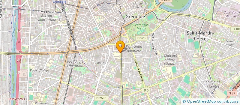 localisation de l'entreprise AIGLEBRETON  GRENOBLE