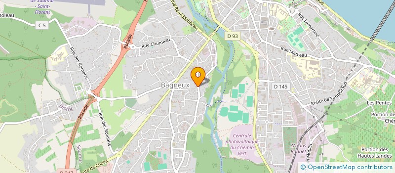 localisation de l'entreprise AIGLENTIER à SAUMUR