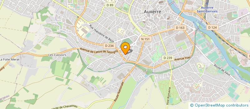 localisation de l'entreprise AIGLES à AUXERRE