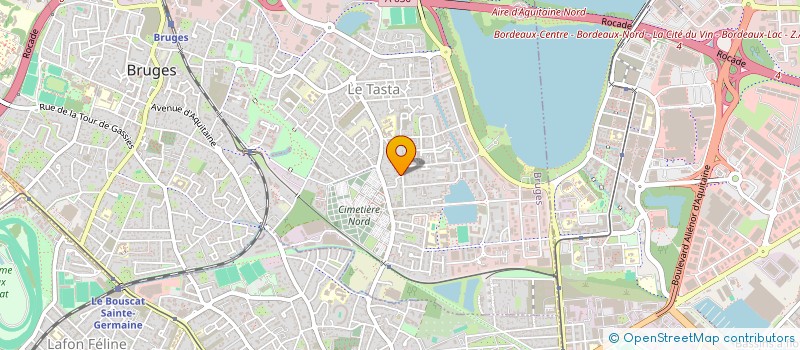 localisation de l'entreprise AIGLES BLEUS SECURITE à BRUGES