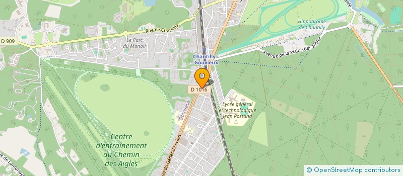 localisation de l'entreprise AIGLES HOLDING  CHANTILLY