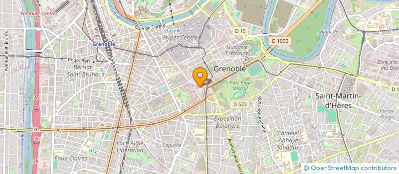 localisation de l'entreprise AIGLIN RESTAURATION à GRENOBLE