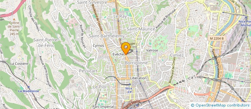 localisation de l'entreprise AIGLON  NICE