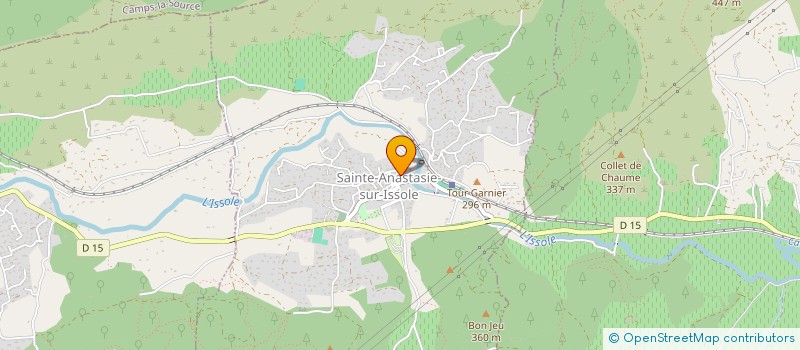 localisation de l'entreprise AIGNAN PERE ET FILS à SAINTE-ANASTASIE-SUR-ISSOLE