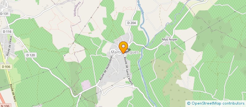 localisation de l'entreprise AIGOIN  MARTIGNARGUES