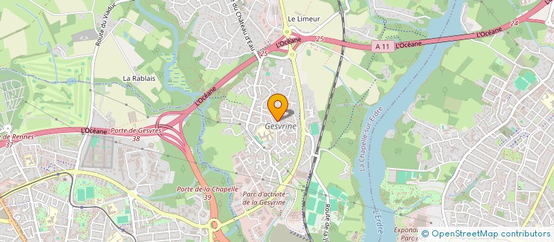 localisation de l'entreprise AIGON CLIMATISATION à LA CHAPELLE-SUR-ERDRE