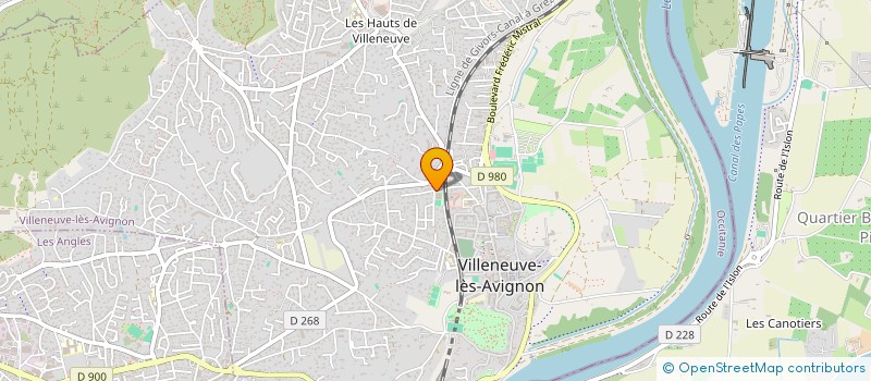 localisation de l'entreprise AIGOUAL  VILLENEUVE-LES-AVIGNON